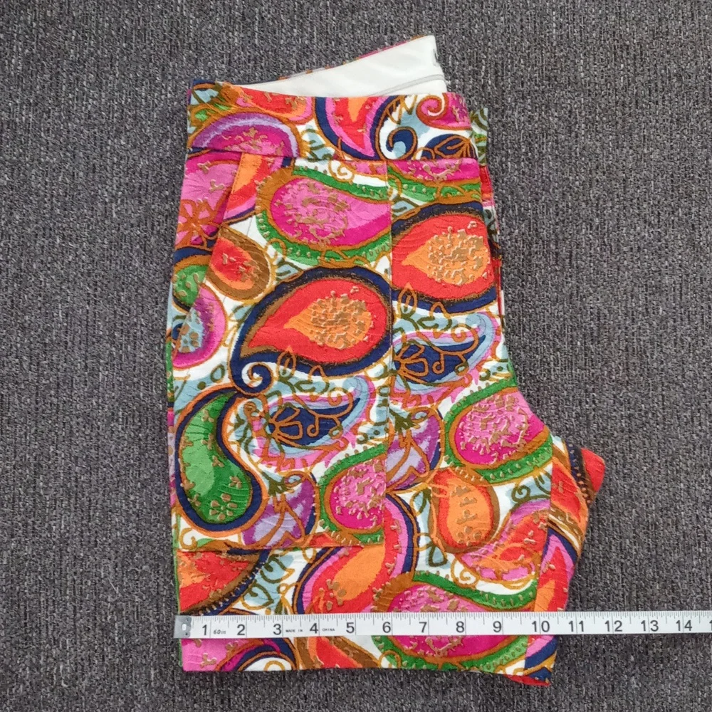 🧡Mr. Turk🧡 - Multicolor Paisley Print Jacquard Cotton Short - Picture 14 of 14